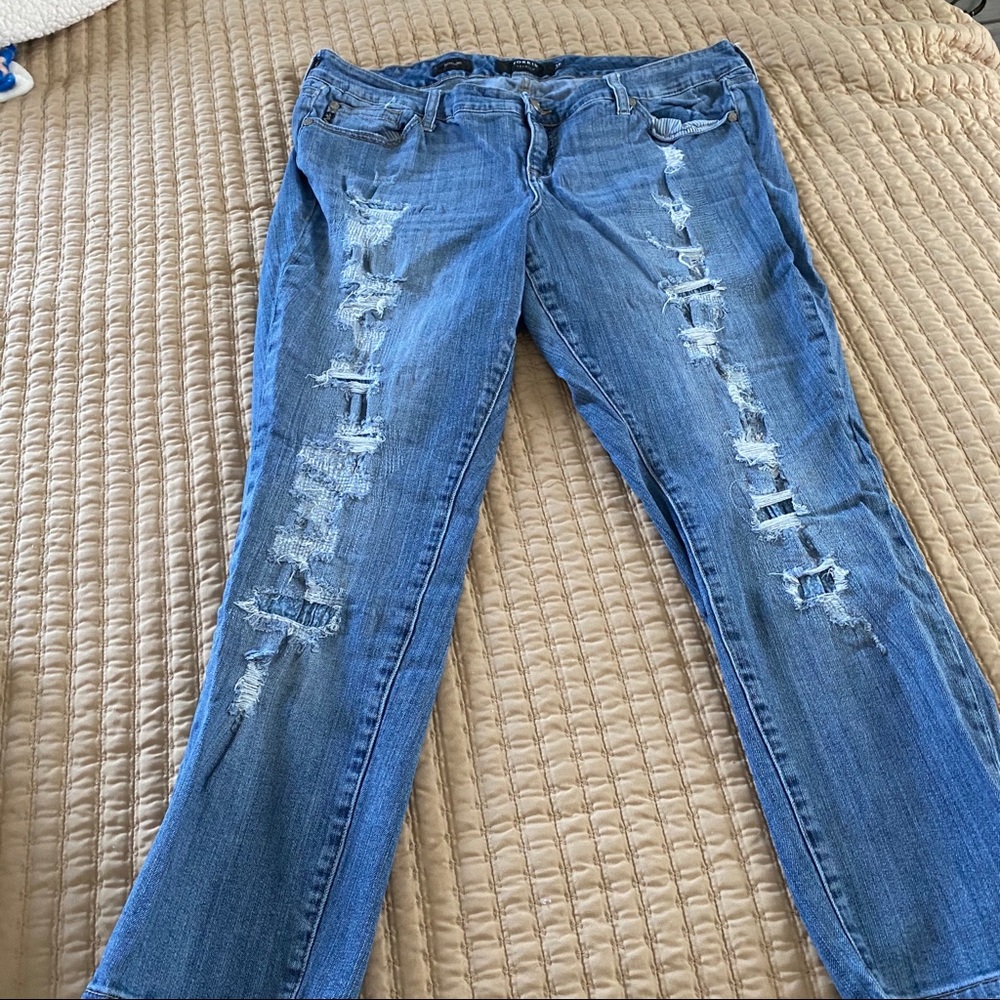 torrid distressed boyfriend jeans